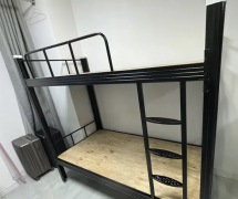 双层铁架床双人高低床